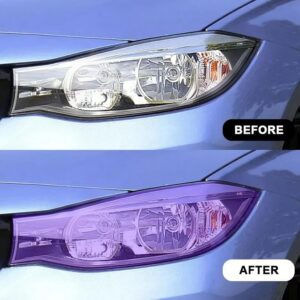 Premium Photochromic TPU Headlight & Taillight Protection Film (Self-Healing Tint)