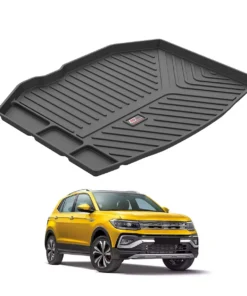 GFX All-Weather Luxury TPV Trunk Boot Mat for Taigun / Kushaq – 100% Waterproof & Anti-Skid